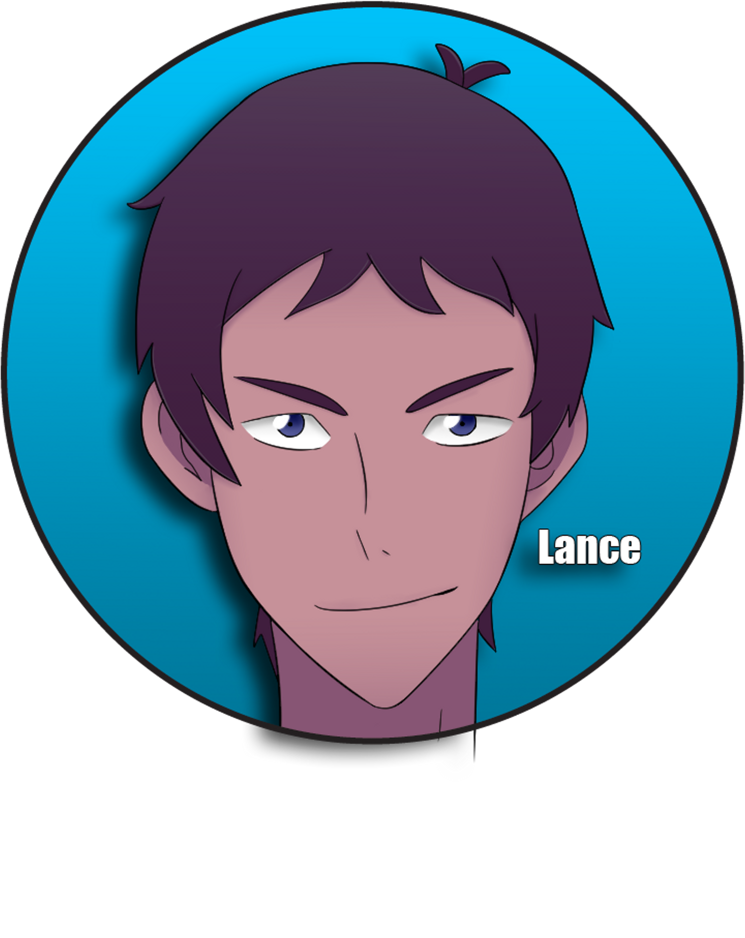 Lance From Voltron On A Pin-back Button (1600x2142), Png Download
