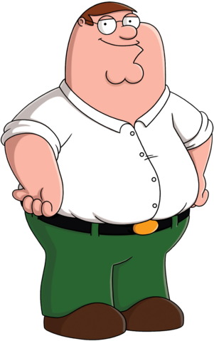 Peter Griffin - Family Guy Main Character (301x479), Png Download