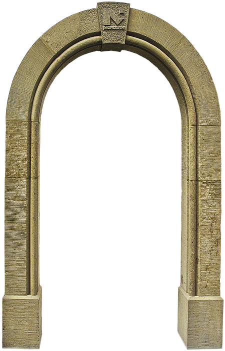 Archway, Sand Stone, Input, Natural Stone, Portal - Archway Png (466x720), Png Download
