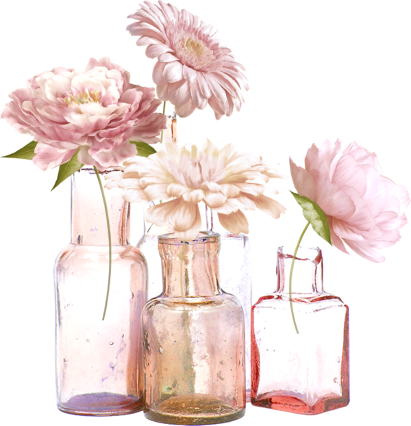 Flowers (600x623), Png Download