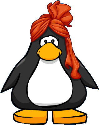 Turban2 - Club Penguin Mini Sombrero (373x420), Png Download