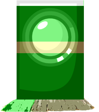 Sweapping Time Speaker - Grass (339x480), Png Download