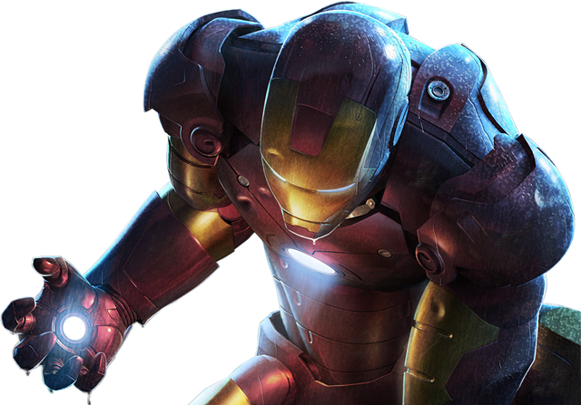 Render-ironman - Iron Man 3d Png (640x447), Png Download
