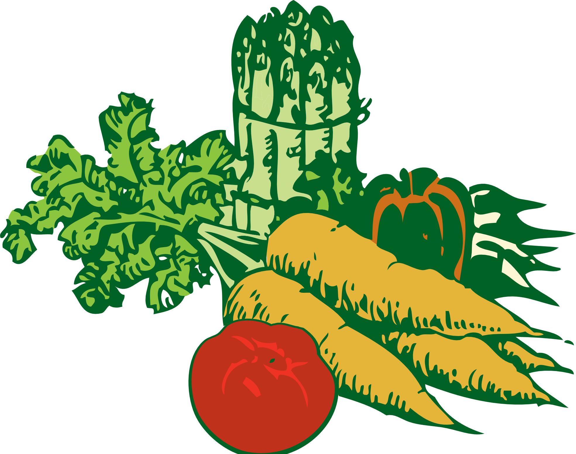 Vegetable Clip Art - Vegetable Clipart (1969x1554), Png Download