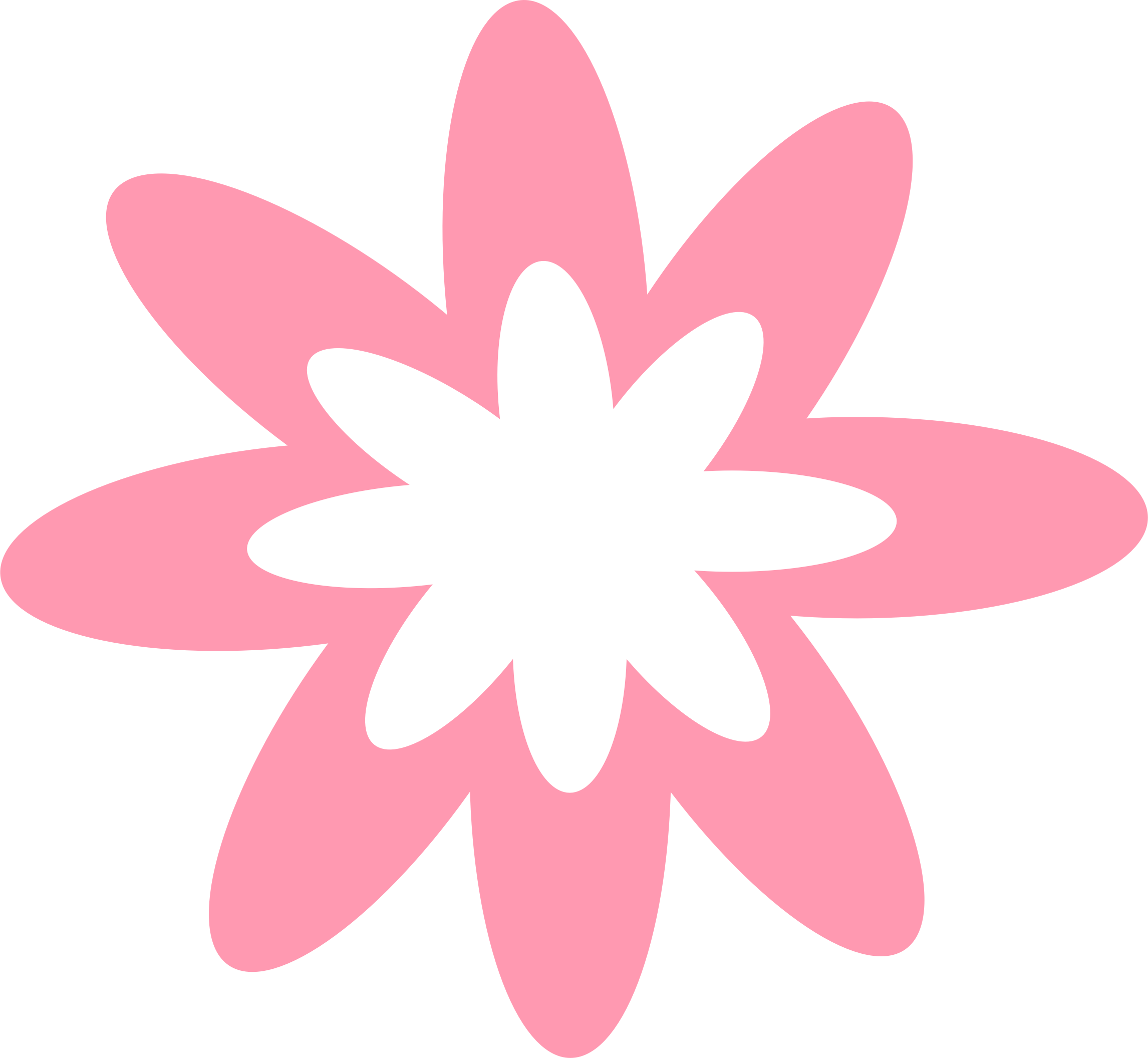 This Free Icons Png Design Of Pink Burst Flower (2292x2112), Png Download