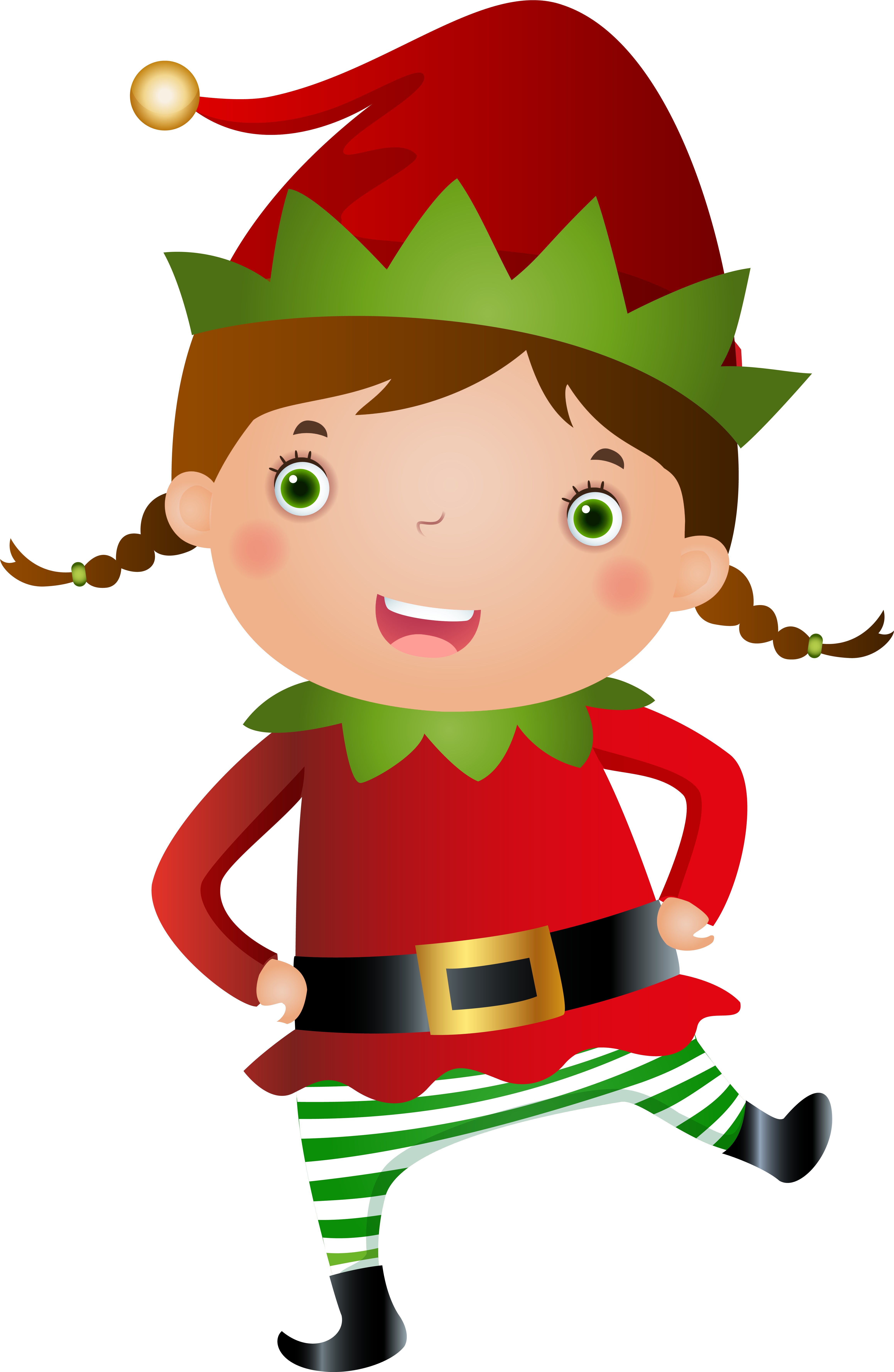 Svg Library Library Collection Of Girl High Quality - Elf Clipart Png (4882x7262), Png Download