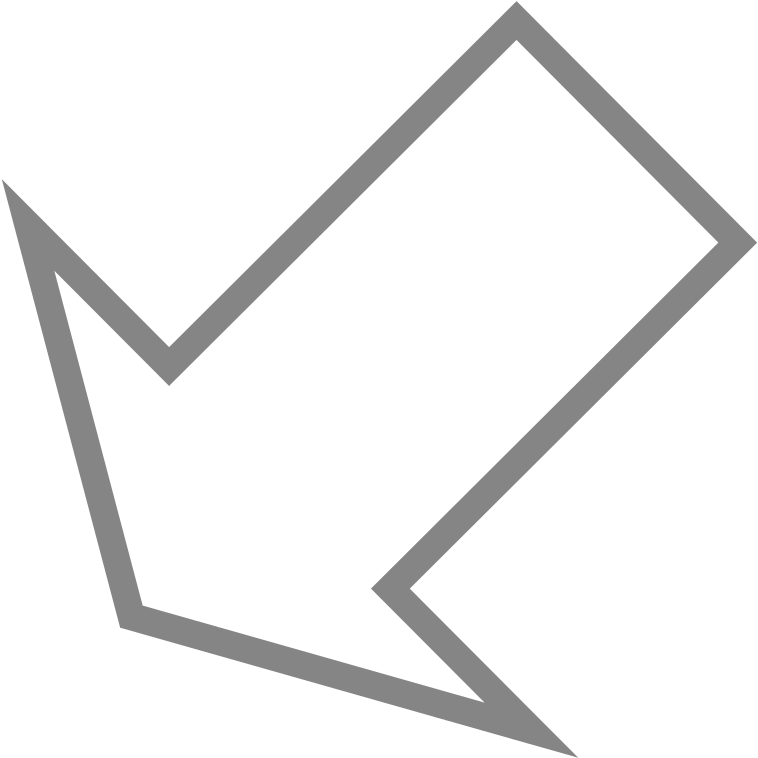 Down Arrow Left - Inkscape Big Arrow (823x768), Png Download