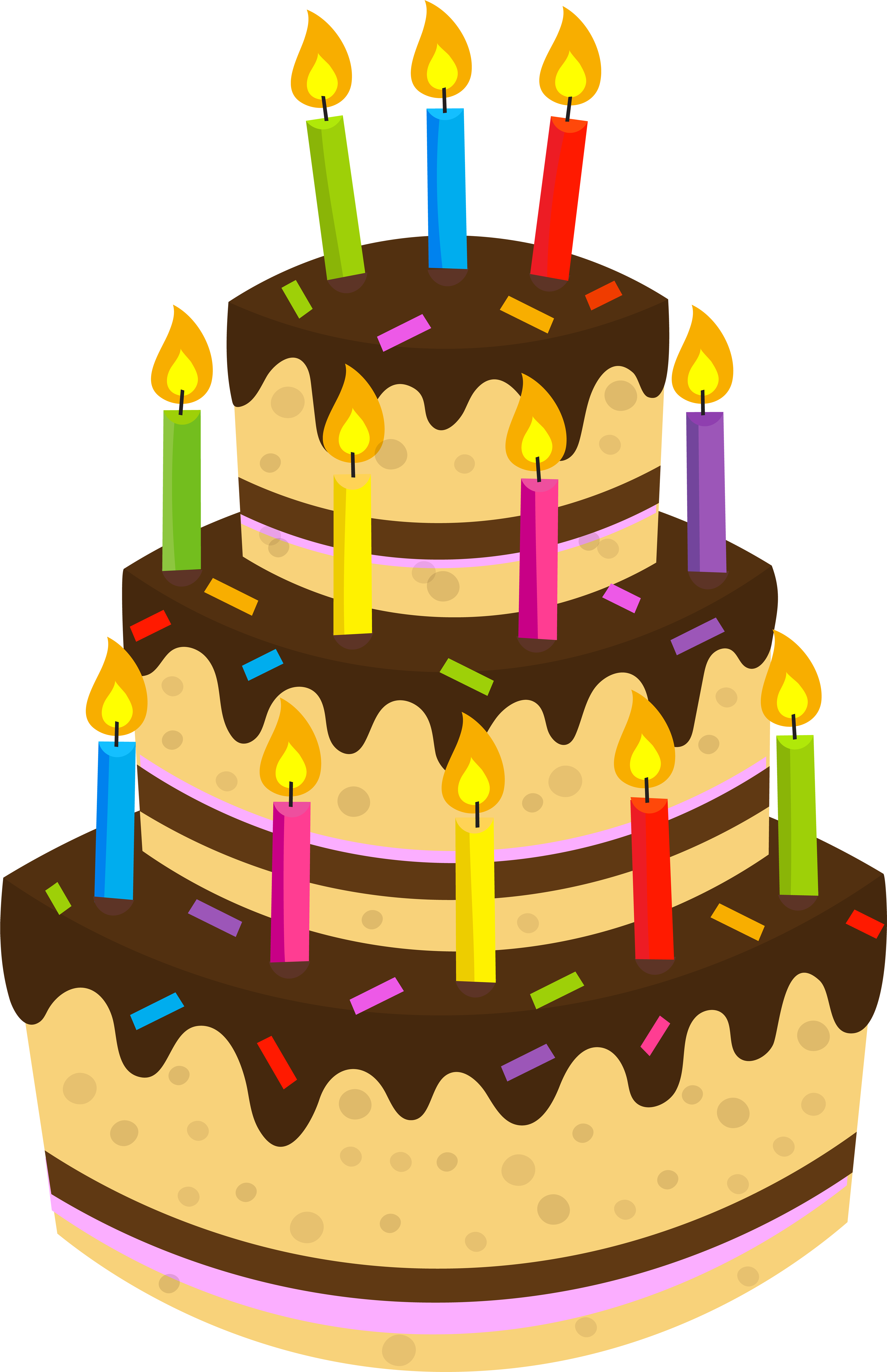 Birthday Cake Png Clip Art Image Gallery Yopriceville - Birthday Cake Png Clipart (5172x8000), Png Download