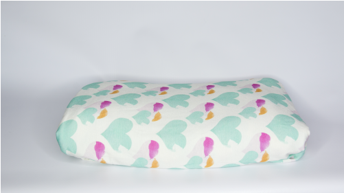 Multi Color Hand Painted Watercolor Heart (500x500), Png Download