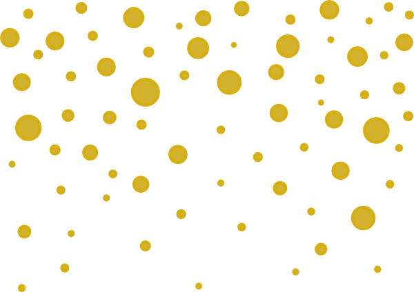 Png Free Library Gold Dots Clip Art At Clker Com - Gold Polka Dots Png (600x424), Png Download