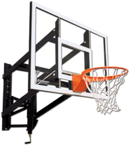 Gs54 Wall-mount Basketball Hoop By Goalsetter - Backboard (600x600), Png Download