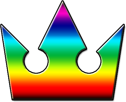Crowns Clipart Rainbow - Portable Network Graphics (600x600), Png Download