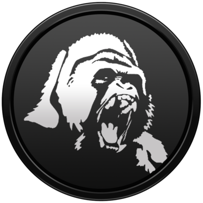 Logo Gorilla - Gorilla Sticker (400x400), Png Download