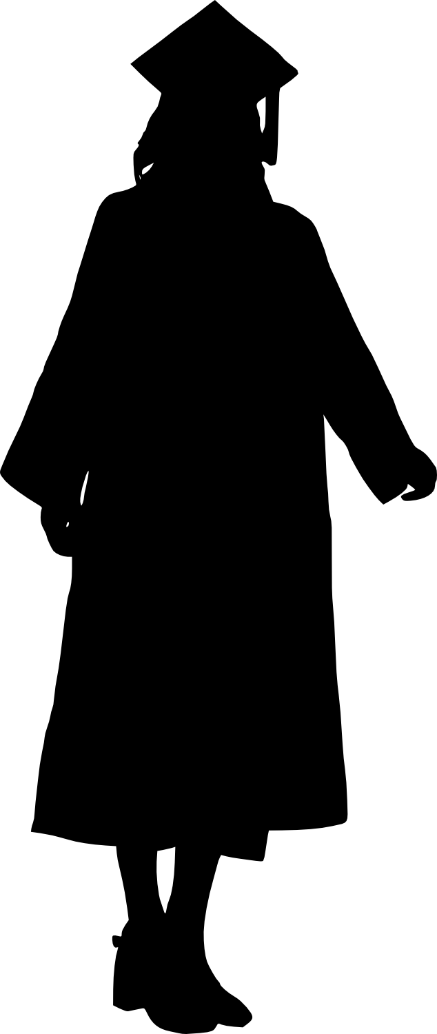 Png File Size - Silhouette Of A Man Walking Away (433x1024), Png Download