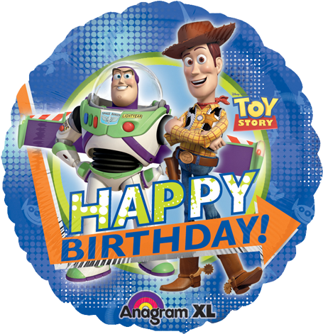 Toy Story Birthday Happy Birthday 504f8e6d27eb0 - Toy Story 3 (463x480), Png Download