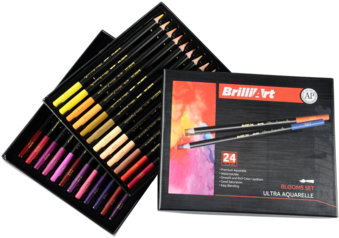 Prismacolor Premier Watercolor Pencil Set For Kids - Watercolor Painting (350x350), Png Download