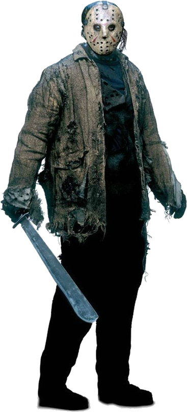 Jason Voorhees Freddy Vs Jason - Jason Voorhees No Background (381x822), Png Download