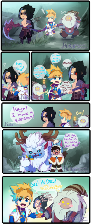 He May Look Cute, But I Remember The Horrors Of Zoe - Nunu And Willump Fanart (313x750), Png Download