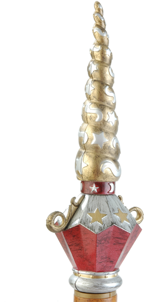 Unicorn Horn Top 4a36d92cc3fd7 - Brass (426x640), Png Download