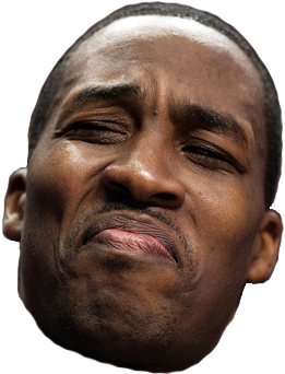 Jordan Crying Face Png Clip Art Freeuse Download - Dwight Howard Mad (343x400), Png Download