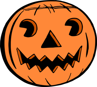 Jack O' Lantern Jack O Lantern 2 Halloween Color - Jack-o'-lantern (377x340), Png Download