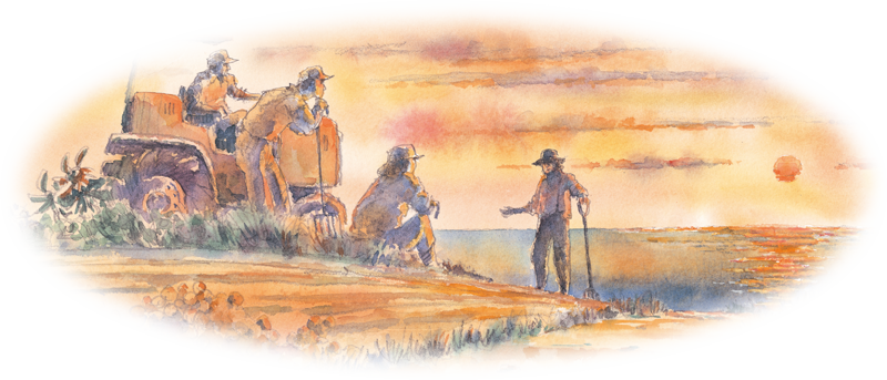 The Ten Questions - Painting (800x343), Png Download