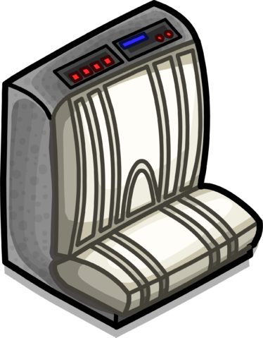 Millennium Falcon Seats Sprite 001 - Wiki (374x479), Png Download
