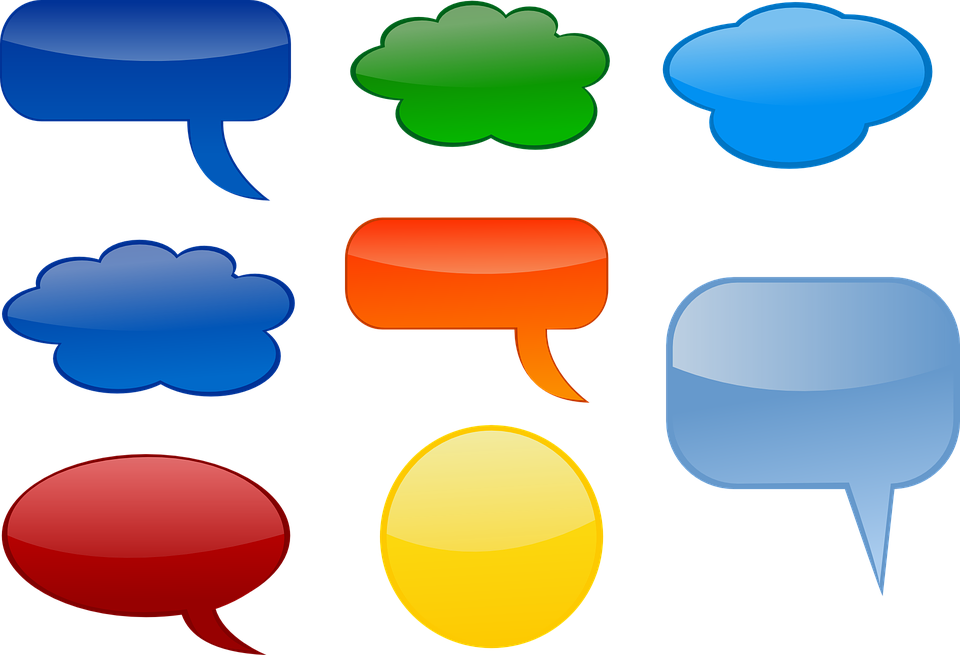 Speech Bubble Images - Talking Bubbles (960x655), Png Download