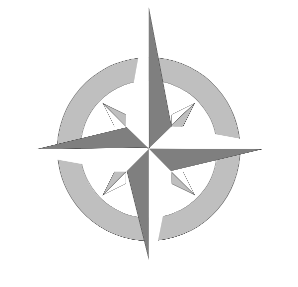 Compass Rose Png (600x577), Png Download
