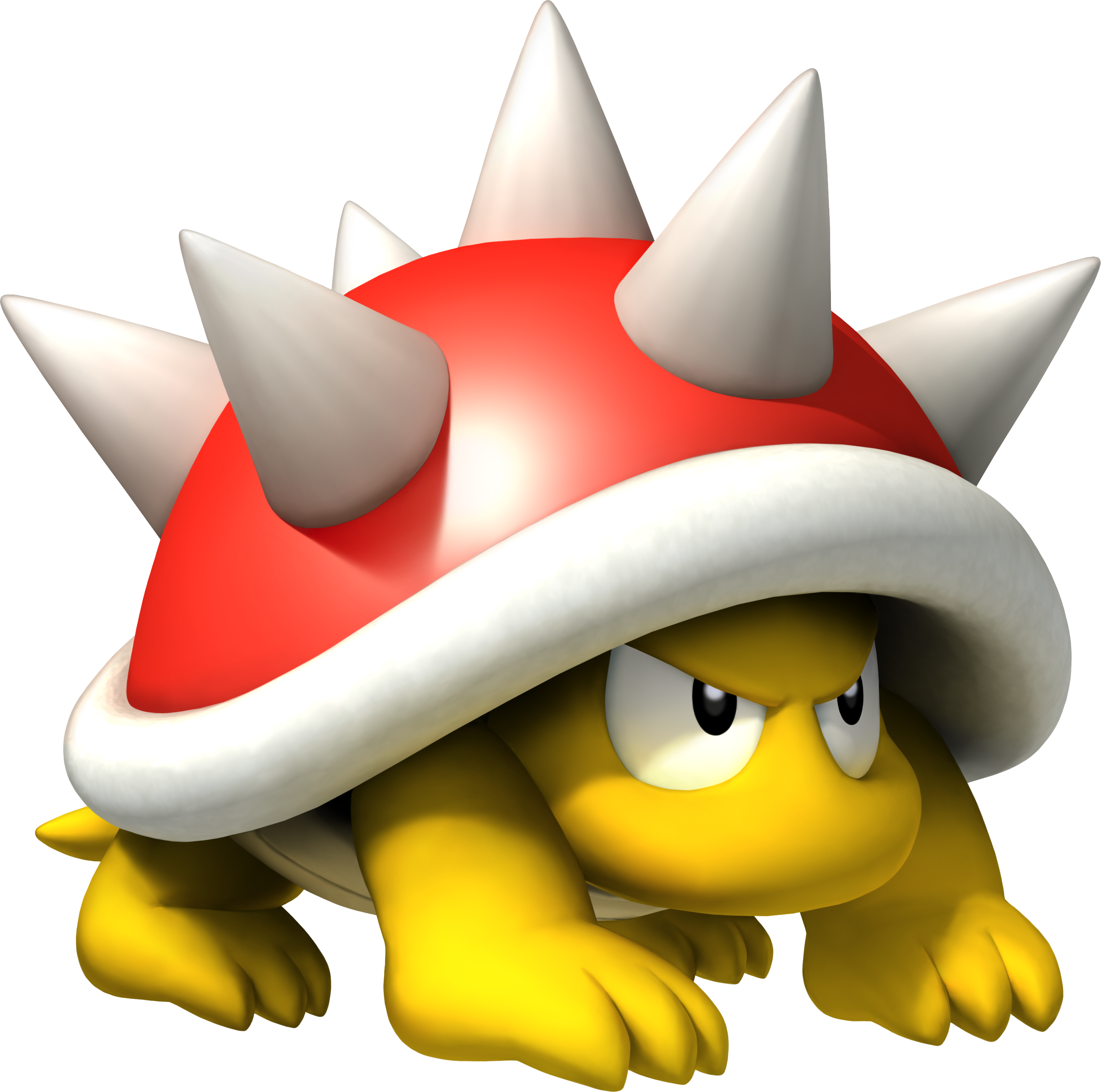 Drawn Mario Enemy - Big Spiny Mario (2691x2670), Png Download