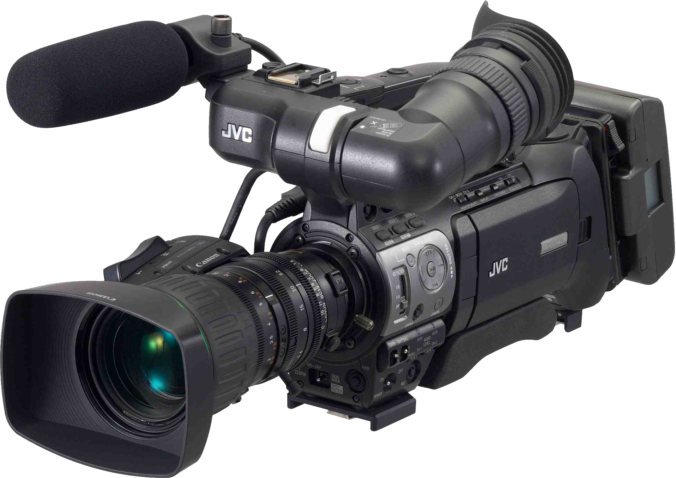 Video Camera Png Image Image - Jvc Gy-hm750e Hd Camcorder (2195x1554), Png Download
