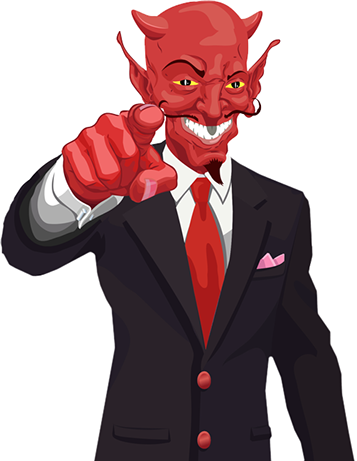 Devil Png In High Resolution - Devil Of A Job To Find Satan In The Bible [book] (357x461), Png Download