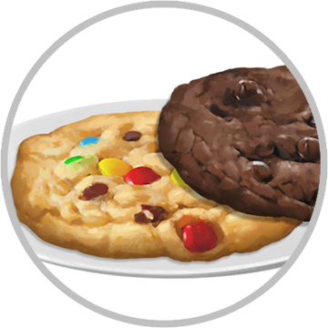 Chocolate Chip Cookie (360x360), Png Download