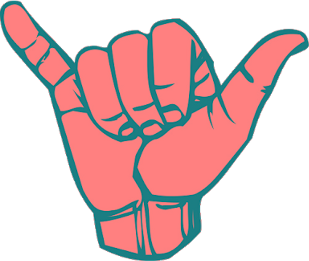 Download Hand Mano Tumblr Popart Freeuse - Call Hand Sign PNG Image with No  Background - PNGkey.com