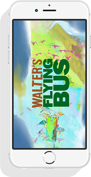 Walter's Flying Bus Iphone App - Poster (292x568), Png Download