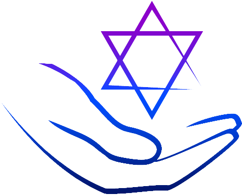 Hand Star Of David - Hands Holdin Star Of David (500x425), Png Download