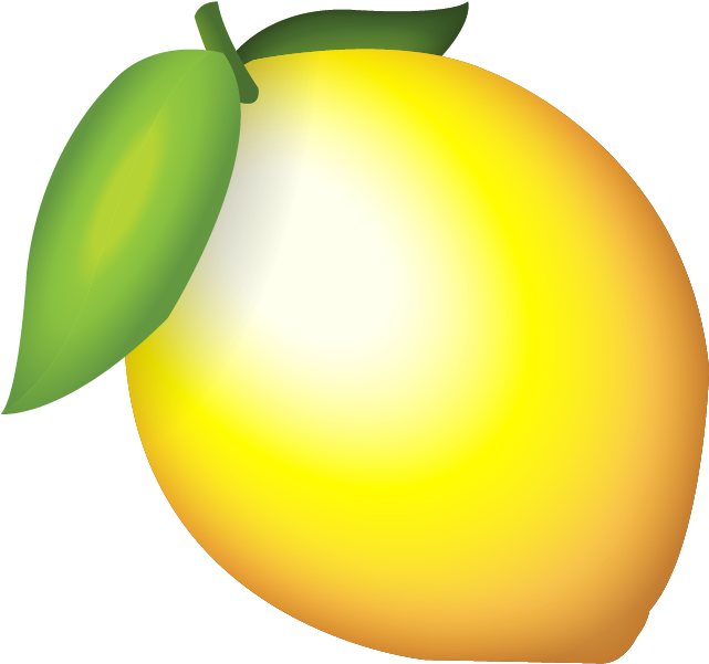 Lemon Emoji Png Banner Free Download - Lemon Emoji Png (600x600), Png Download