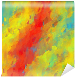 Abstract Colorful Grunge Art Watercolor Hand Paint - Painting (400x400), Png Download