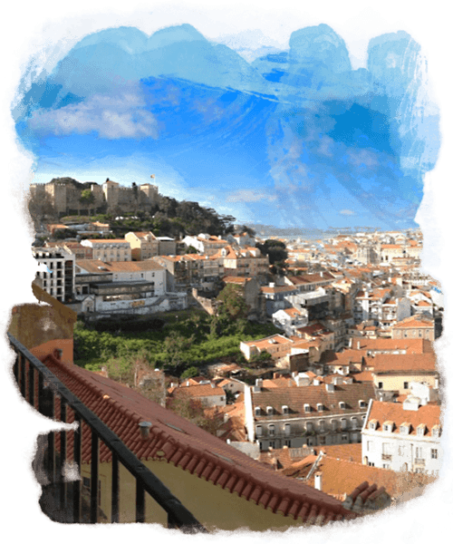 Lisbon (500x600), Png Download