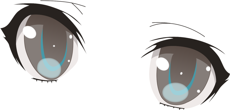 Evil Anime Eyes Png - Anime Eyes Transparent Background (1000x518), Png Download