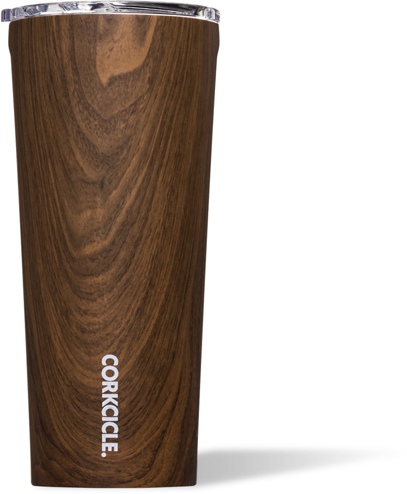 24oz Walnut Wood Tumbler - Corkcicle Tumbler (480x480), Png Download