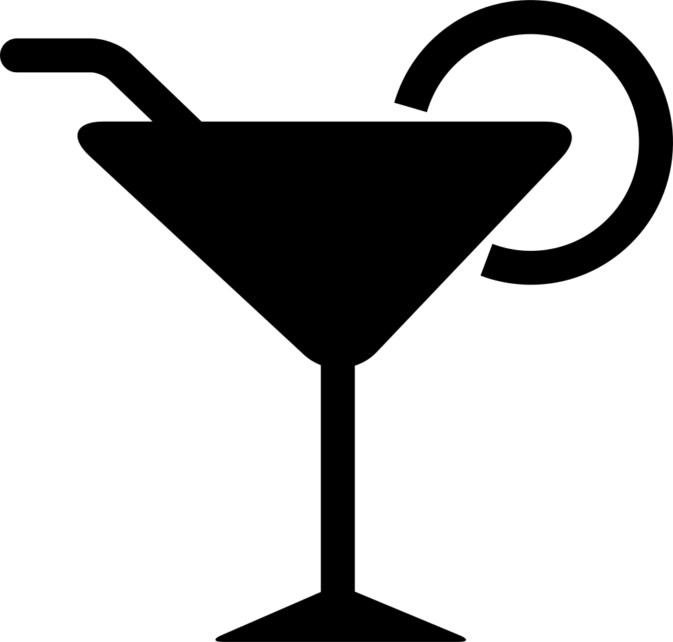 Cocktail Glass Comments - Cocktail Glass Logo Png (980x934), Png Download