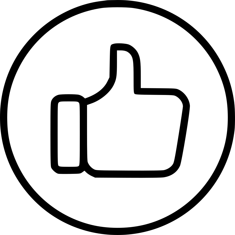 Like Thumbs Up Thumbsup Facebook Favourite Favorite - Icon (980x980), Png Download