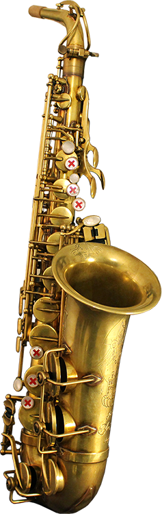 Saxophone (237x750), Png Download