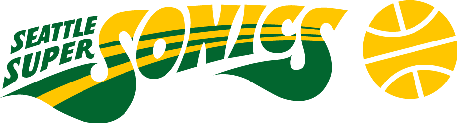 Seattle Supersonics (925x249), Png Download