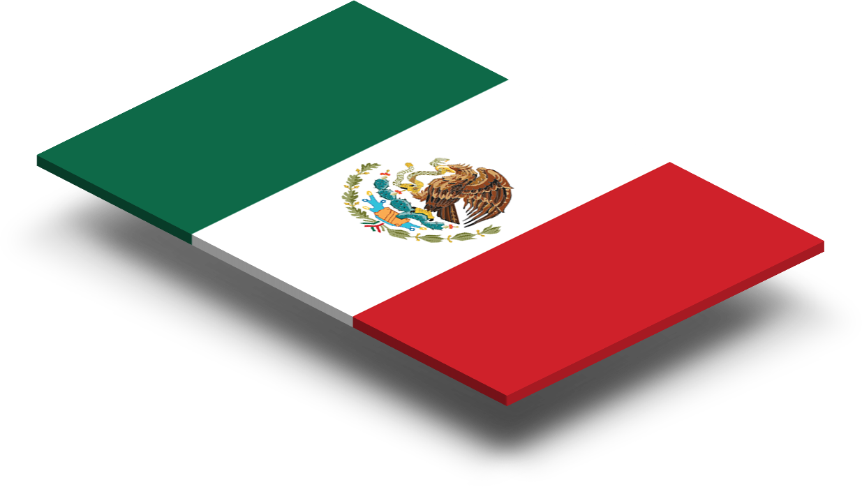Mexico Flag In Rich Quality Definition - Flag Of Mexico (1235x698), Png Download