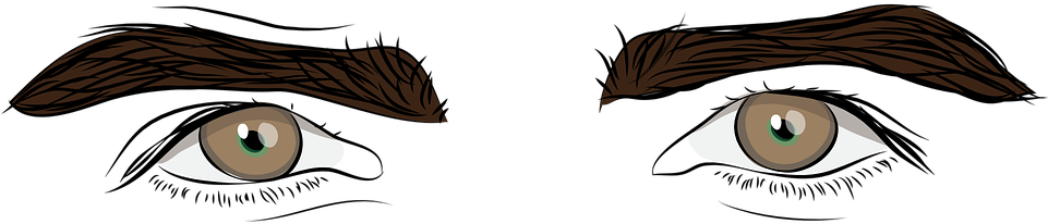 Eyeball Clipart Male Eye - Ojos Hombre Png (960x480), Png Download