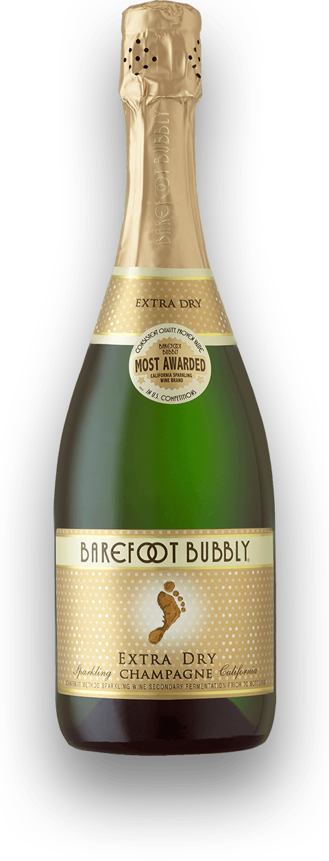 Champagne Bottle Png - Barefoot Bubbly Brut Cuvée Champagne (480x1253), Png Download