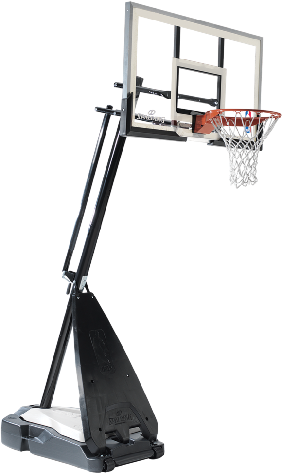 Spalding 60 Inch Acrylic Hybrid Basketball System (807x1000), Png Download
