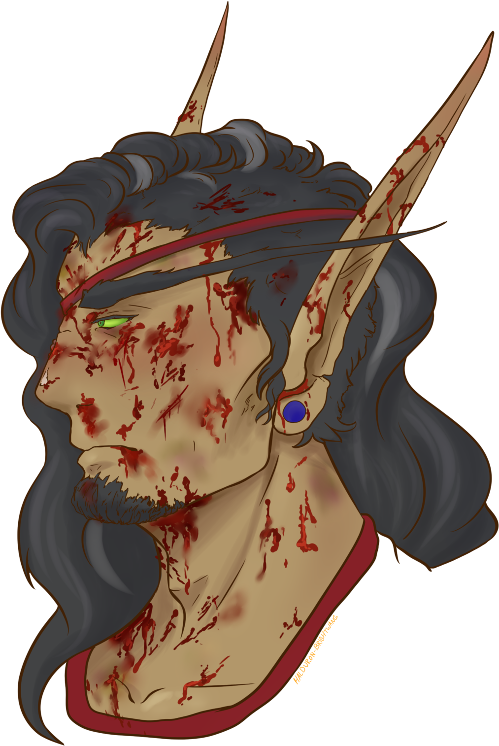 Elfy Paladin, Halduron-brightwang - Palette (1242x1920), Png Download